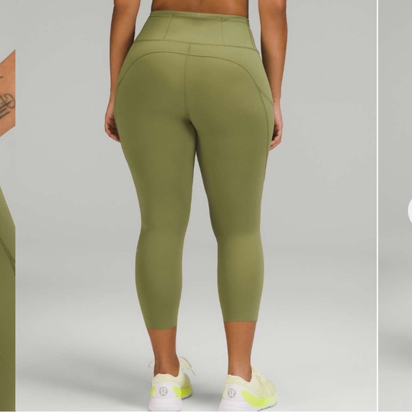 EUC Lululemon Fast and Free High-Rise Crop - Picture 2 of 6